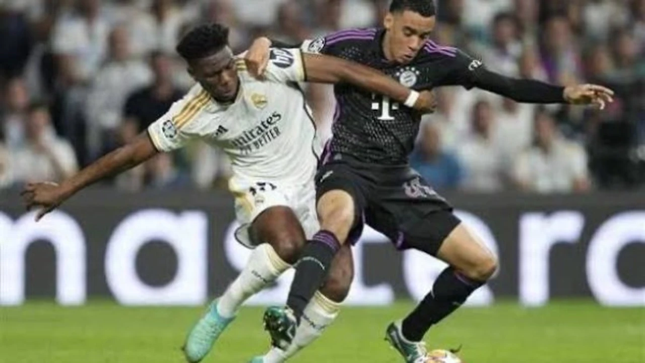 بايرن ميونخ يتفوق على ريال مدريد بهدف نظيف في الشوط الأول بدوري الأبطال